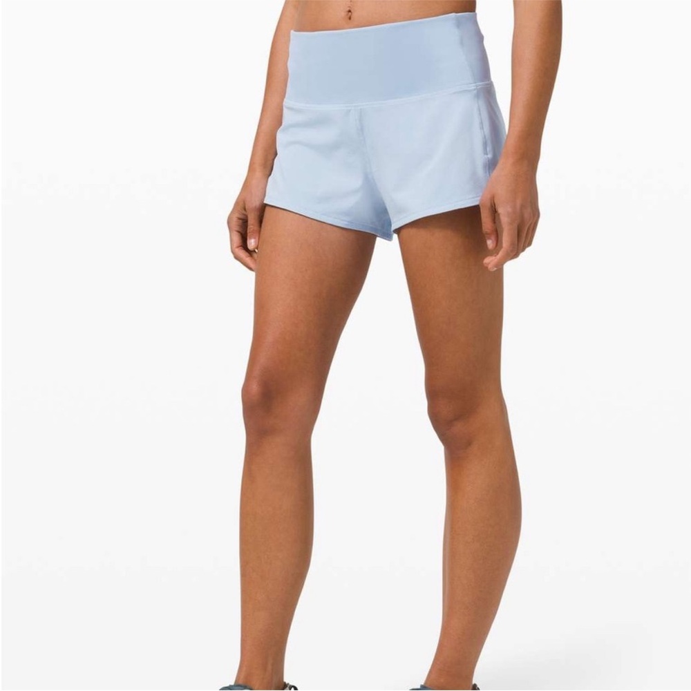 Lululemon Athletica Sky Blue Athletic Shorts